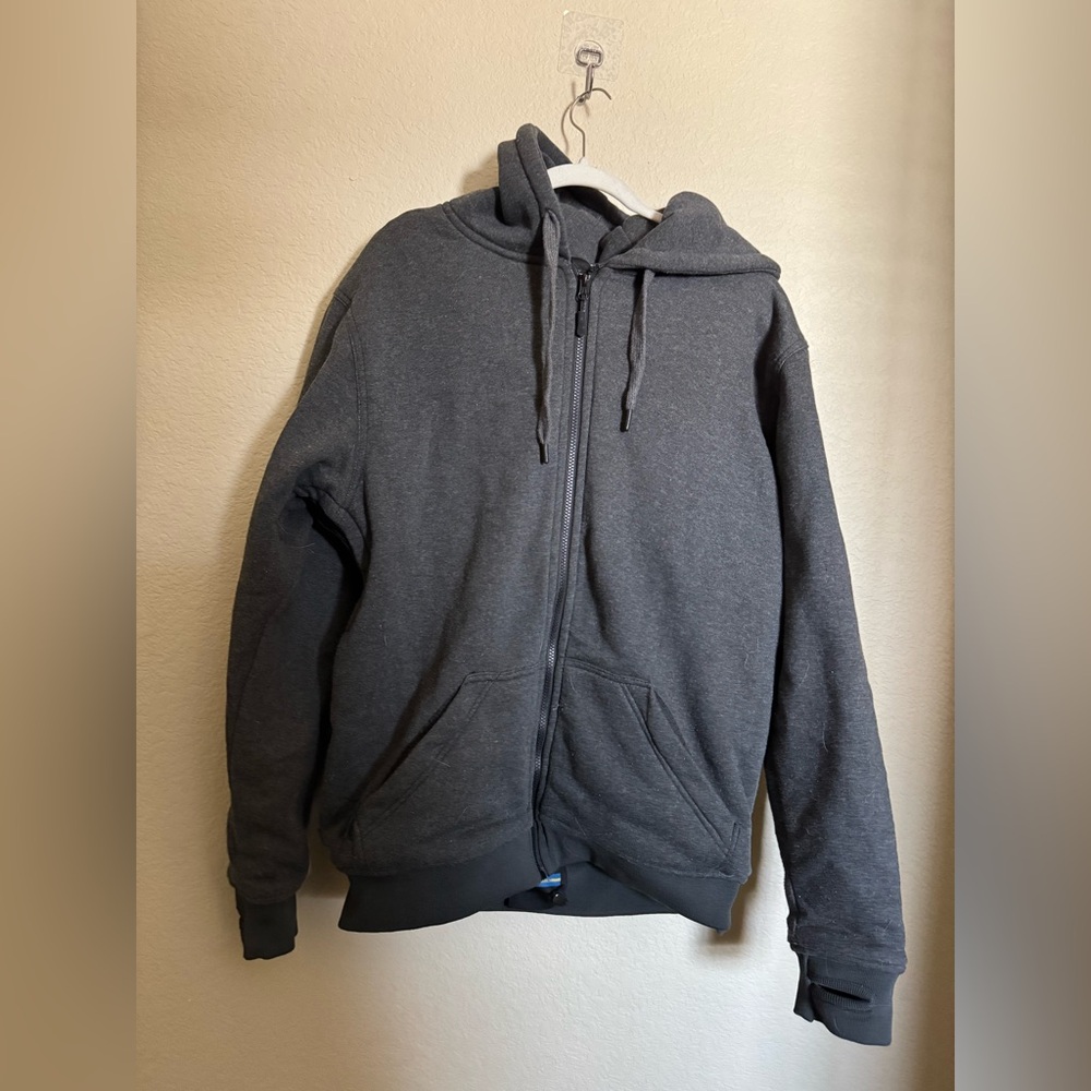 ARMORED by‎ Lazyrolling Zip Up Hoodie Jacket Sz XL Motorcycle